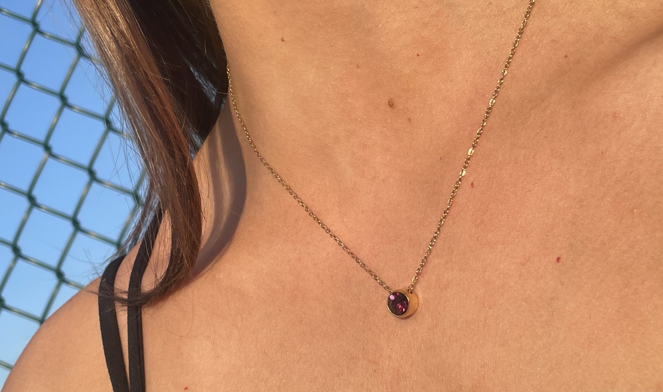 February Birthstone Necklace – Sorel Seventeen