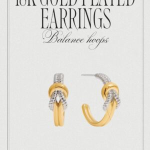 Balance Two Tone Hoops